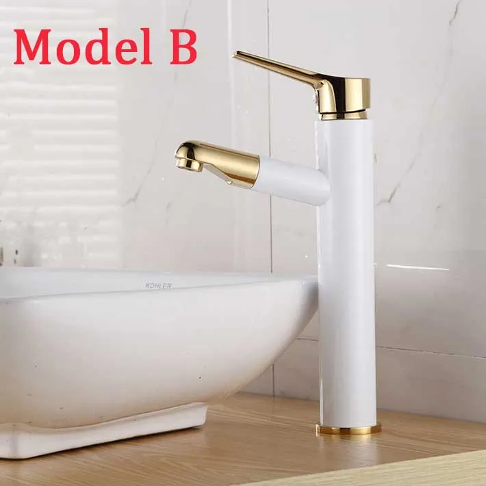 High quality White Painting with gold Bathroom Basin sink Faucet Pull Out Single Lever Single Hole Mixer Tap
High quality White Painting with gold Bathroom Basin sink Faucet Pull Out Single Lever Single Hole Mixer Tap