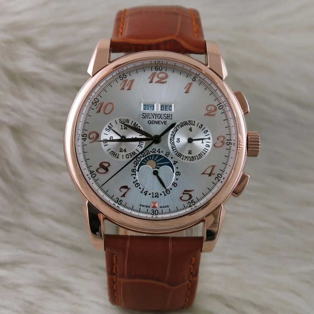 WG0530 Mens Watches Top Brand Runway Luxury European Design Automatic Mechanical Watch