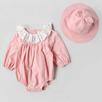 Baby Girls Clothes Set Newborn Baby Sweet Bodysuit +Cap Boutique Infant Costume Solid Pink Colour Cotton New Born Kids Clothing
Baby Girls Clothes Set Newborn Baby Sweet Bodysuit +Cap Boutique Infant Costume Solid Pink Colour Cotton New Born Kids Clothing