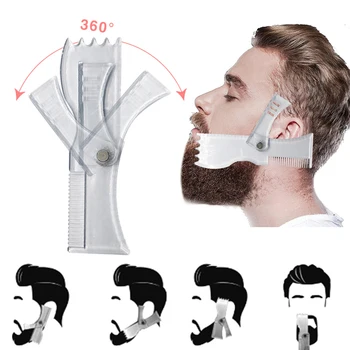 multifunctional Rotatable Men Beard Shaping Tool Template Beard Comb Multi-liner Beard Shaper Shaving Hair Removal Razor Tool
multifunctional Rotatable Men Beard Shaping Tool Template Beard Comb Multi-liner Beard Shaper Shaving Hair Removal Razor Tool