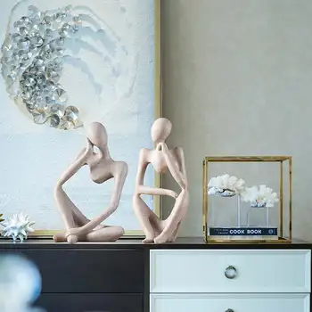 1PCS Create Home Decoration Office Resin Sandstone Figure Abstract Character Ornaments Decor figurines Valentines Day Gifts
1PCS Create Home Decoration Office Resin Sandstone Figure Abstract Character Ornaments Decor figurines Valentines Day Gifts