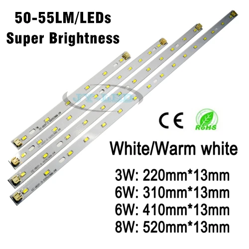 5730SMD LED Tube Light Panel, 3W 6W 8W LED Strip Lamp Plate 100-110LM/W Super Brightness With Cable connector
5730SMD LED Tube Light Panel, 3W 6W 8W LED Strip Lamp Plate 100-110LM/W Super Brightness With Cable connector