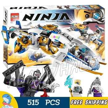 515pcs Ninja Helicopter Ninja Copter Aircraft Nindroid Jet Fighter 10223 Figure Building Blocks Toys Compatible With LagoING
515pcs Ninja Helicopter Ninja Copter Aircraft Nindroid Jet Fighter 10223 Figure Building Blocks Toys Compatible With LagoING