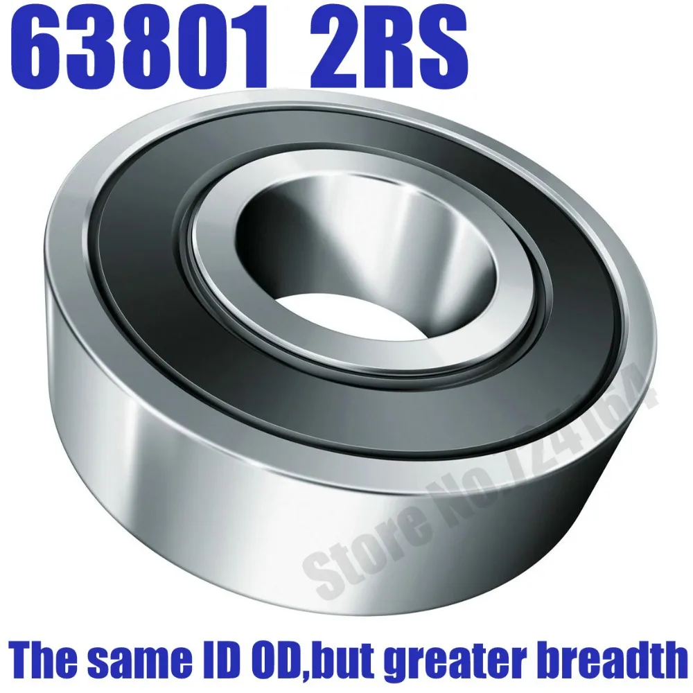 10PCS Free Shipping Excavator bearing 63801 2RS 63801-2RS 12*21*7mm 12X21X7mm Double Shielded Deep Ball Bearings Large breadth
10PCS Free Shipping Excavator bearing 63801 2RS 63801-2RS 12*21*7mm 12X21X7mm Double Shielded Deep Ball Bearings Large breadth