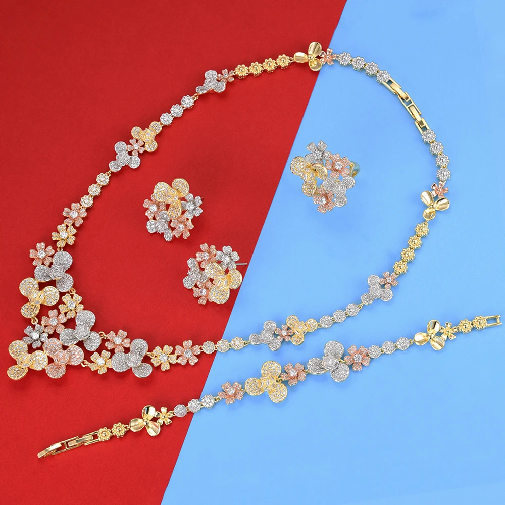 missvikki 4 PCS Wedding Jewelry Sets for Brides Women Necklace Bangle Earrings Ring Jewelry Set AAAAA Cubic Zirconia
missvikki 4 PCS Wedding Jewelry Sets for Brides Women Necklace Bangle Earrings Ring Jewelry Set AAAAA Cubic Zirconia