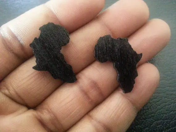 Free Shipping! 1 inch size wood africa map earring stud brown/black and red color available
Free Shipping! 1 inch size wood africa map earring stud brown/black and red color available