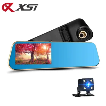 XST Full HD 1080P 4.3 inch DVR Dash Camera Car DVR Mirror Rearview Dual Lens Dash Cam Digital Auto DVR Registrator Camcorder
XST Full HD 1080P 4.3 inch DVR Dash Camera Car DVR Mirror Rearview Dual Lens Dash Cam Digital Auto DVR Registrator Camcorder