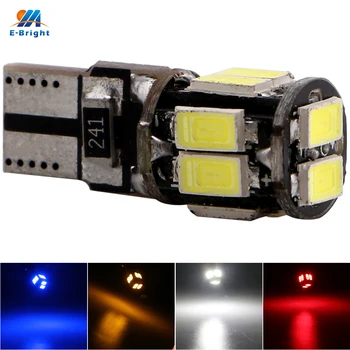 YM E-Bright 300PCS T10 W5W 194 LED Canbus 5630 10 SMD Error Free T10 Led Lights White Blue Red Yellow 300LM Car Styling Auto LED
YM E-Bright 300PCS T10 W5W 194 LED Canbus 5630 10 SMD Error Free T10 Led Lights White Blue Red Yellow 300LM Car Styling Auto LED