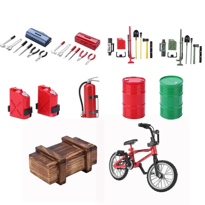 RC Climbing Car Simulation Parts Accessories RC Rock Climbing Cars Decorative Set Simulation Metal Tools fuel tanks oil drum
RC Climbing Car Simulation Parts Accessories RC Rock Climbing Cars Decorative Set Simulation Metal Tools fuel tanks oil drum