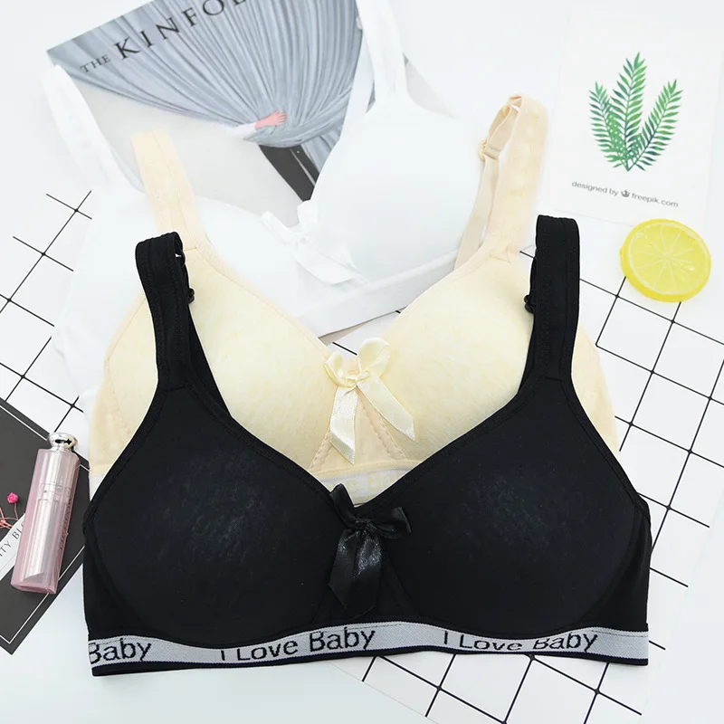 Bow-knot Teenager Training Bras Girls Children Underwear Puberty Bras Teens Stripe Bra For Kids Teenagers Solid Cotton Soft
Bow-knot Teenager Training Bras Girls Children Underwear Puberty Bras Teens Stripe Bra For Kids Teenagers Solid Cotton Soft
