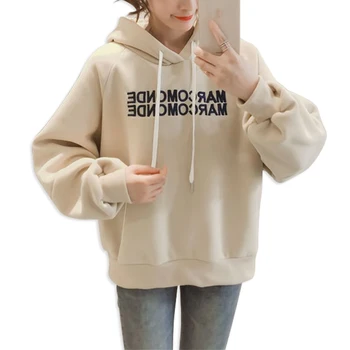 Long Sleeve Loose Sweatshirt Embroidery Letters Fashion Trend Tops Winter New Womens Casual Clothes Hoodies
Long Sleeve Loose Sweatshirt Embroidery Letters Fashion Trend Tops Winter New Womens Casual Clothes Hoodies
