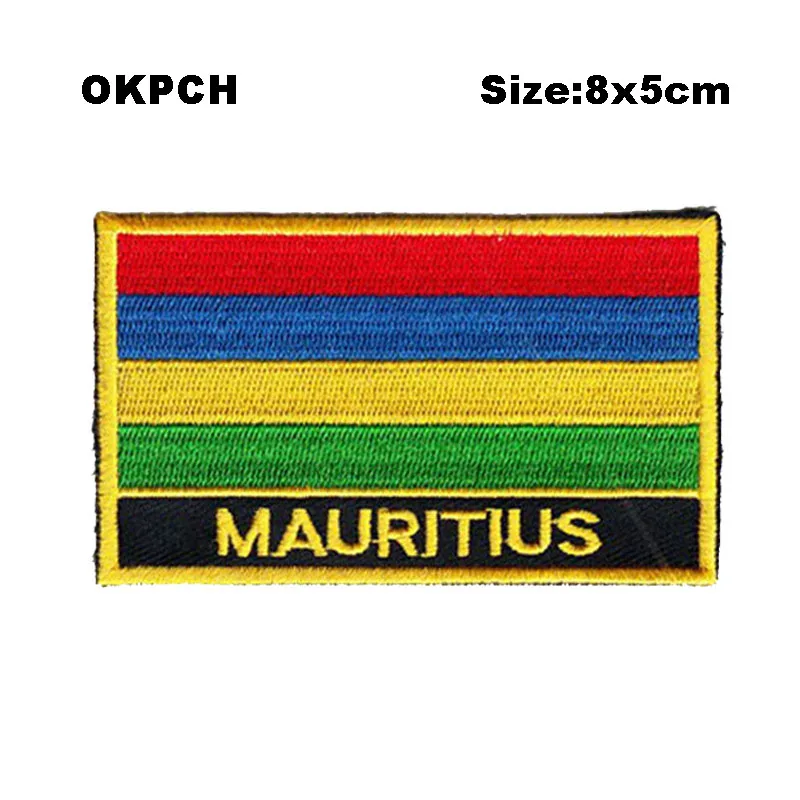 MAURITIUS Flag patcheswork fabric embroidery patch cutstom DIY stickers on clothing PT0119-R
MAURITIUS Flag patcheswork fabric embroidery patch cutstom DIY stickers on clothing PT0119-R