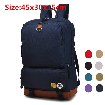 18" Multifunctional Blue Fabric Bookbag Travel Backpack Shoulder Bag Men Mochila Escolar 9Colors
18" Multifunctional Blue Fabric Bookbag Travel Backpack Shoulder Bag Men Mochila Escolar 9Colors