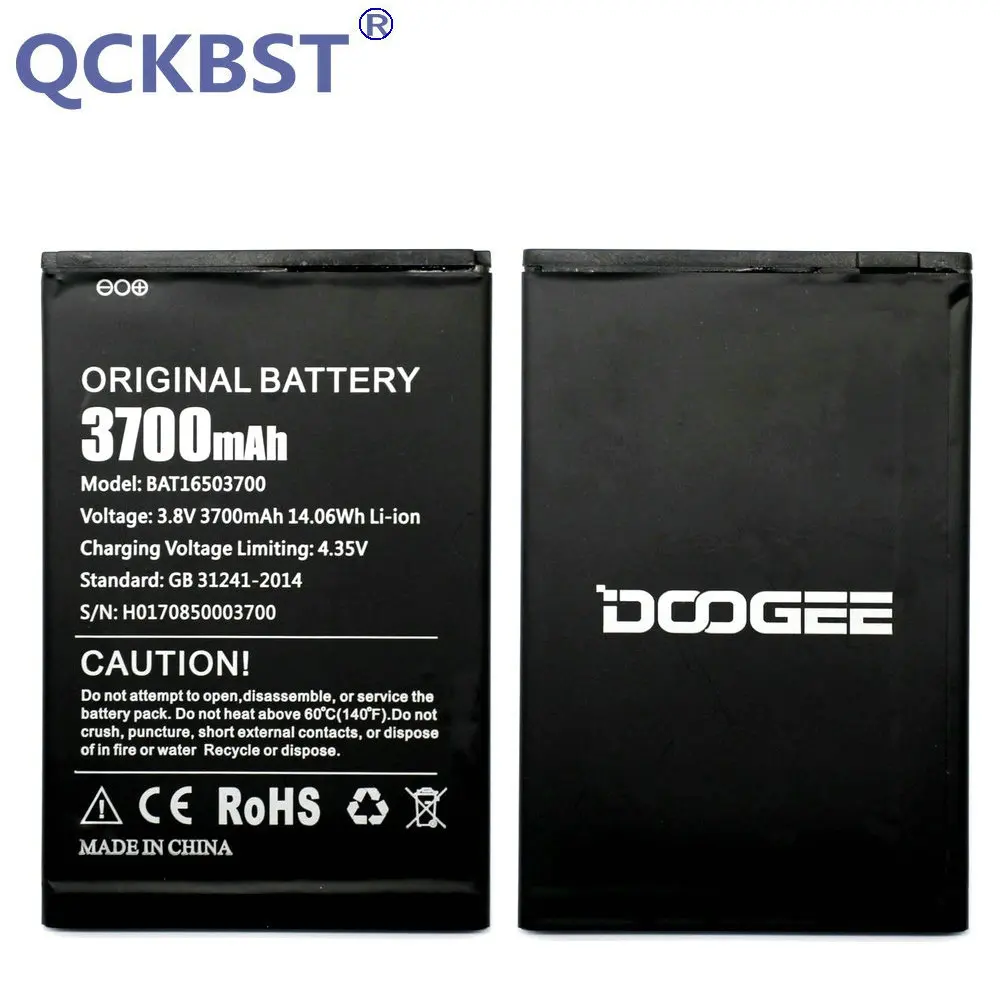 New DOOGEE X7 BAT16503700 3700mAh backup Li-ion battery for X7Pro Mobile Phone + Tracking Code | Мобильные телефоны и