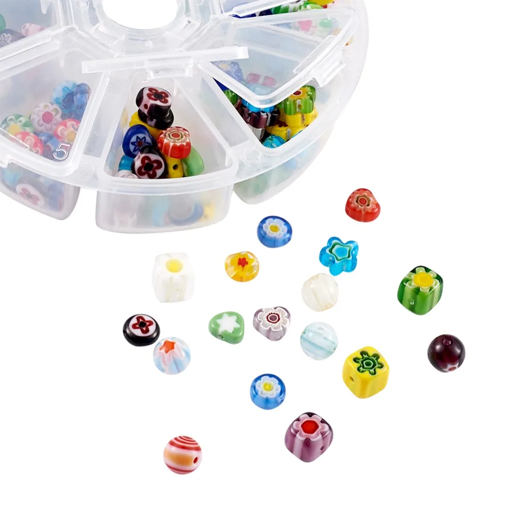 Pandahall 1set Mixed Color Handmade Millefiori Glass Beads Mixed Shapes DIY Jewelry Accessories Finding Making Necklace Bracelet
Pandahall 1set Mixed Color Handmade Millefiori Glass Beads Mixed Shapes DIY Jewelry Accessories Finding Making Necklace Bracelet