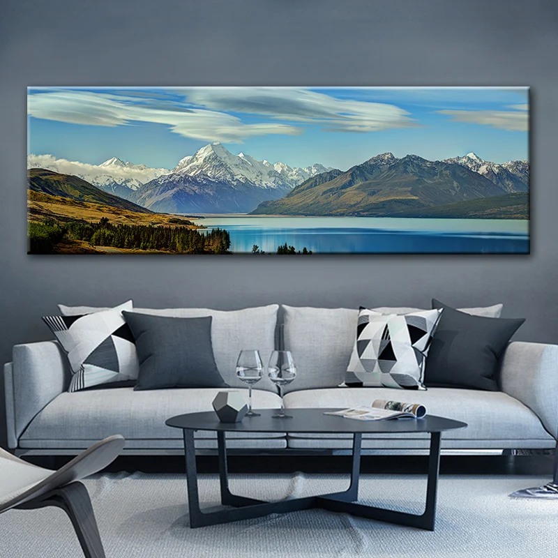 GOODECOR Landscape Canvas Painting on The Wall Large Size Snow Mountain Picture Wall Art for Living Room Decoration Painting
GOODECOR Landscape Canvas Painting on The Wall Large Size Snow Mountain Picture Wall Art for Living Room Decoration Painting