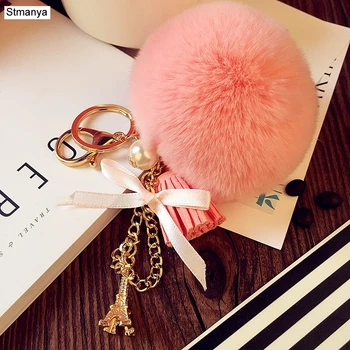 Fashion Rex Rabbit Fur Ball Key Chain Fur Pom Pom Bag Charm Accessories Bowknot tower Pendant Key Holder Best Gift jewelry K1618
Fashion Rex Rabbit Fur Ball Key Chain Fur Pom Pom Bag Charm Accessories Bowknot tower Pendant Key Holder Best Gift jewelry K1618