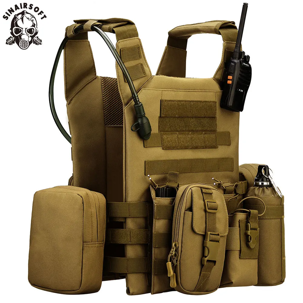 Tactical Vests JPC Vest Molle Airsoft Nylon Military Gear Pouches Adjustable Hunting CS Amphibious Army Shooting Vest Paintball
Tactical Vests JPC Vest Molle Airsoft Nylon Military Gear Pouches Adjustable Hunting CS Amphibious Army Shooting Vest Paintball