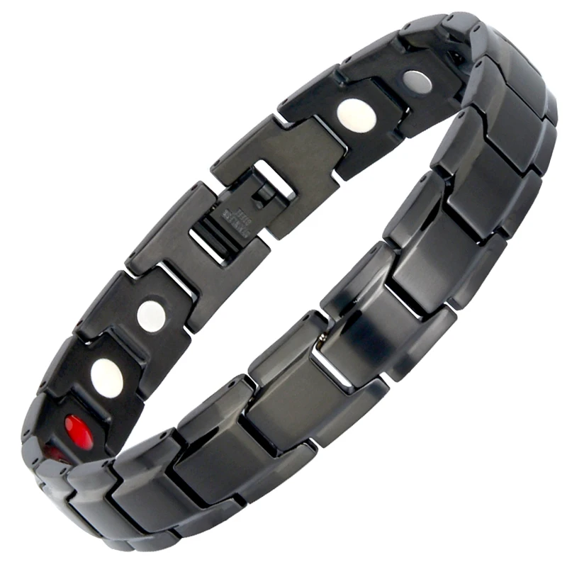 Drop-Shipping Brand Design Fashion Health Energy Bracelet Bangle Men Black Jewelry Stainless Steel Bio Magnetic Bracelet For Man
Drop-Shipping Brand Design Fashion Health Energy Bracelet Bangle Men Black Jewelry Stainless Steel Bio Magnetic Bracelet For Man