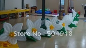 2016 Popular inflatable decorative flowers long
