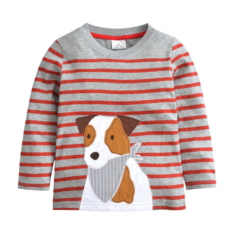 Animals Tees striped cartoon t shirts for baby boys kids long sleeves spring autumn clothes boys t shirt hot selling
Animals Tees striped cartoon t shirts for baby boys kids long sleeves spring autumn clothes boys t shirt hot selling