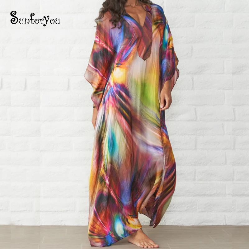 Beach dress Plus size Women Beachwear Cover-up Sarong Bikini Cover up Tunic Robe de Plage 2019 Swimsuit cover up Vestido Playa
Beach dress Plus size Women Beachwear Cover-up Sarong Bikini Cover up Tunic Robe de Plage 2019 Swimsuit cover up Vestido Playa
