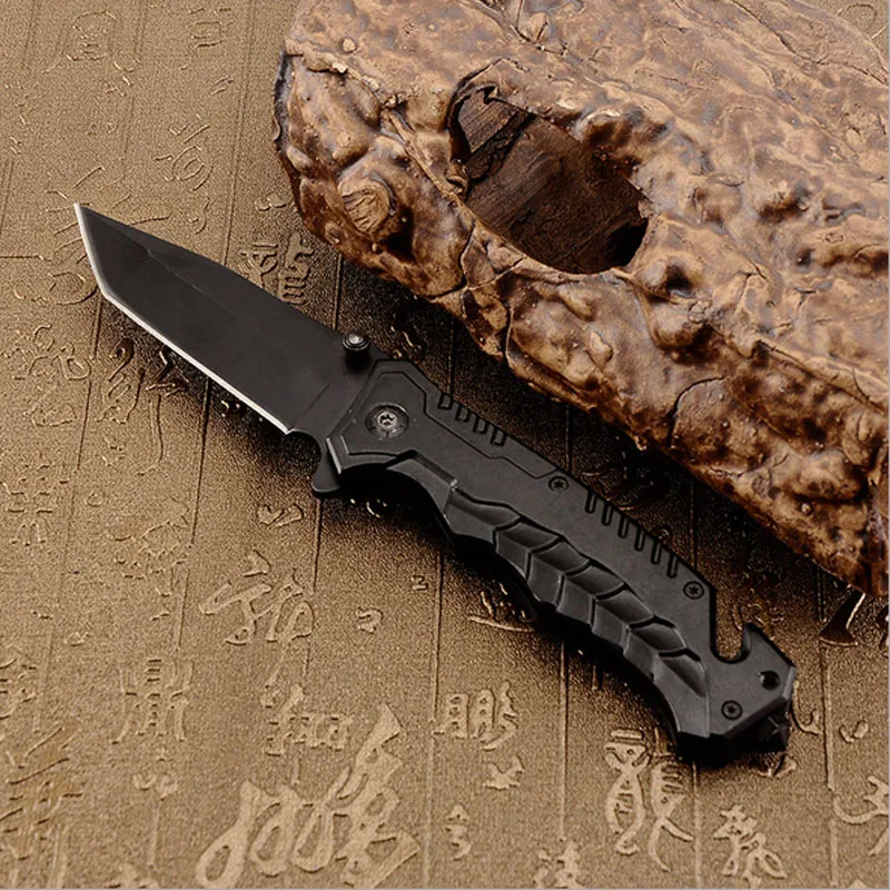 Factory direct tactical knives high hardness knife Wild survival multi-function folding knife Hunting outdoor camping knives
Factory direct tactical knives high hardness knife Wild survival multi-function folding knife Hunting outdoor camping knives
