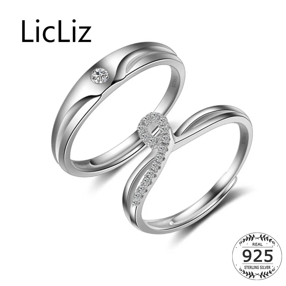 LicLiz 925 Sterling Silver CZ Crystal Open Cuff Rings for Women White Gold Open Adjustable Ring Jewelry Clear CZ LR0707
LicLiz 925 Sterling Silver CZ Crystal Open Cuff Rings for Women White Gold Open Adjustable Ring Jewelry Clear CZ LR0707