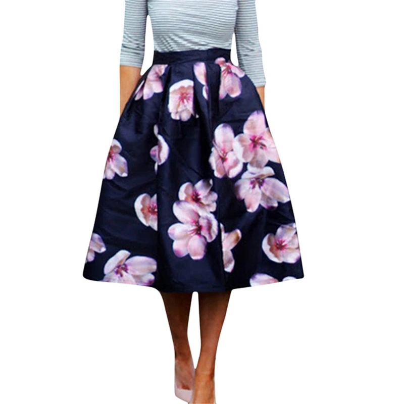 2016 Women Summer Autumn Winter New Casual Fashion Vintage Elegant Floral Printed Flared Pleated A Line Midi Tutu Skater Skirt
2016 Women Summer Autumn Winter New Casual Fashion Vintage Elegant Floral Printed Flared Pleated A Line Midi Tutu Skater Skirt