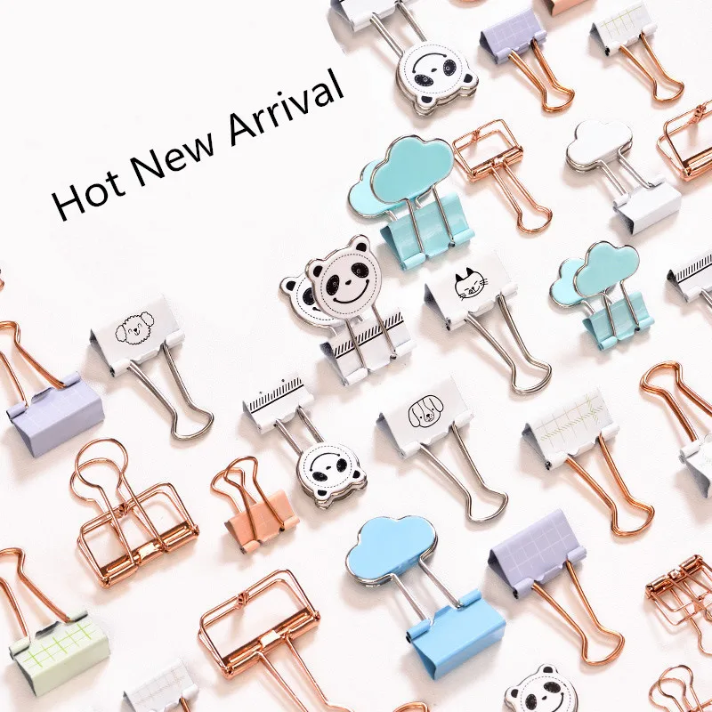 New 12pcs 16pcs Kawaii Animal Metal Paper Clip File Binder Clips Bill Ticket Document Categorization Clamp Office Stationery
New 12pcs 16pcs Kawaii Animal Metal Paper Clip File Binder Clips Bill Ticket Document Categorization Clamp Office Stationery