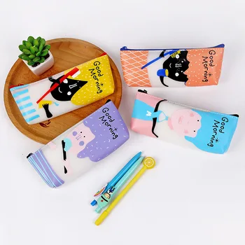 Harphia Stationery cute fresh Jelly Pen bag Sami Transparent Cartoon Student Writing case pencil good morning pen
Harphia Stationery cute fresh Jelly Pen bag Sami Transparent Cartoon Student Writing case pencil good morning pen