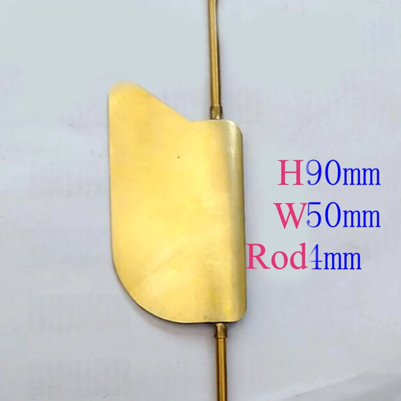 1PC RC Tug Boat Rudder Micro Brass Height 90mm Width 50mm Mini Steering s with 4mm Rod for DIY Model Parts
1PC RC Tug Boat Rudder Micro Brass Height 90mm Width 50mm Mini Steering s with 4mm Rod for DIY Model Parts