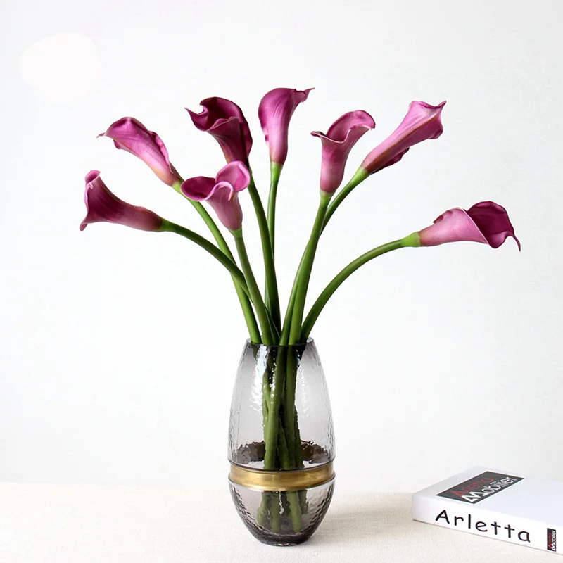 Real Touch PU Artificial Calla Lily Flowers 53cm Long Home Wedding Decoration Fake Flower 12pcs Wholesales
Real Touch PU Artificial Calla Lily Flowers 53cm Long Home Wedding Decoration Fake Flower 12pcs Wholesales