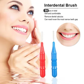 50pcs Interdental Brush Floss Head Tooth Pick Tool Between Teeth Brush Professional Dental Cleaning Brush Tooth Whitening Tools
50pcs Interdental Brush Floss Head Tooth Pick Tool Between Teeth Brush Professional Dental Cleaning Brush Tooth Whitening Tools
