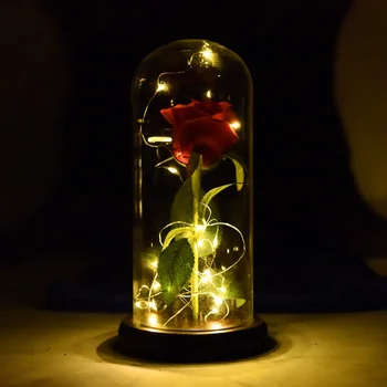 LED Beauty Rose Beast Rose Enchanted Red Silk Rose that Lasts Forever with LED Fairy String Lights Best Gift for Mother's Day
LED Beauty Rose Beast Rose Enchanted Red Silk Rose that Lasts Forever with LED Fairy String Lights Best Gift for Mother's Day