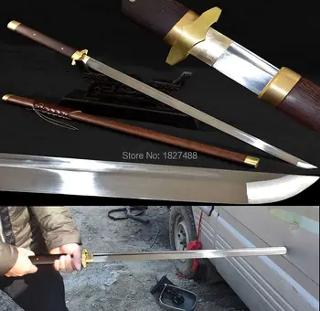 Pear Wood Saya Chinese Tang Dynasty Battle Dao Sword Strong High Manganese Steel Blade Sharp Full Tang
Pear Wood Saya Chinese Tang Dynasty Battle Dao Sword Strong High Manganese Steel Blade Sharp Full Tang