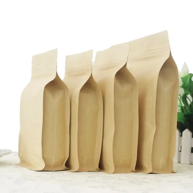 5pcs Large Stand up Kraft Paper Food Packaging Bag Zip Lock Wide Bottom Pouch for Nuts Cookie Candy Baking Tea Storage Pouch
5pcs Large Stand up Kraft Paper Food Packaging Bag Zip Lock Wide Bottom Pouch for Nuts Cookie Candy Baking Tea Storage Pouch