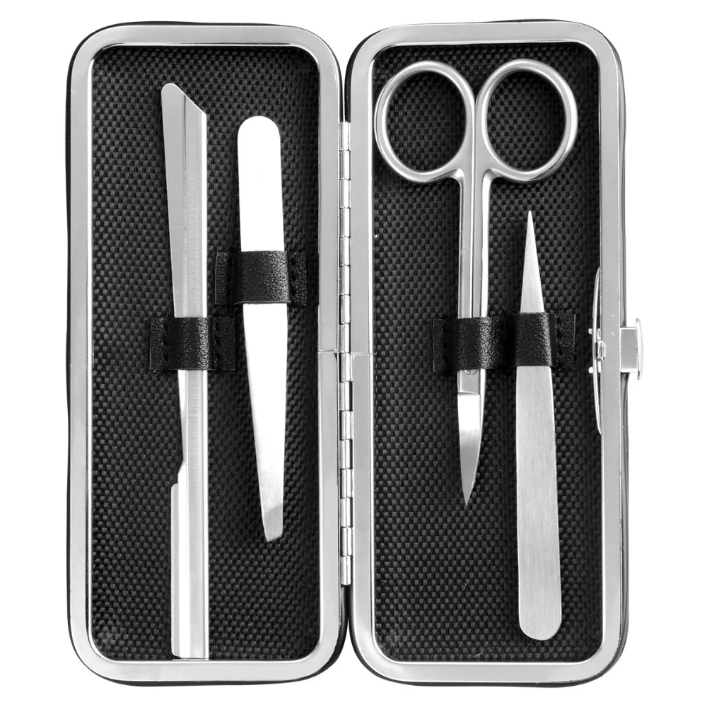 4 Pcs Eyebrow Tools Breett Stainless Steel Eyebrow Shaver, Eyebrow Scissors, Eyebrow Clip Sets
4 Pcs Eyebrow Tools Breett Stainless Steel Eyebrow Shaver, Eyebrow Scissors, Eyebrow Clip Sets