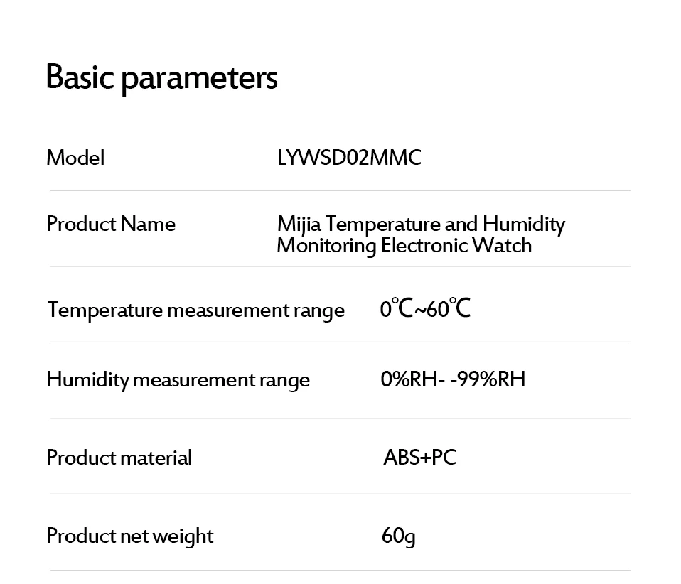 26Xiaomi Mijia BT4.0 Wireless Smart Electric Digital clock Indoor&Outdoor Hygrometer Thermometer LCD Temperature Measuring Tools Set