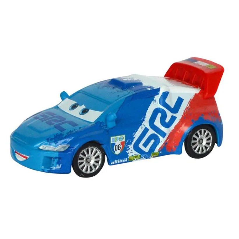 Машинки Disney Pixar Cars 2 & 3 Lightning McQueen французские гонки металлический сплав литье под