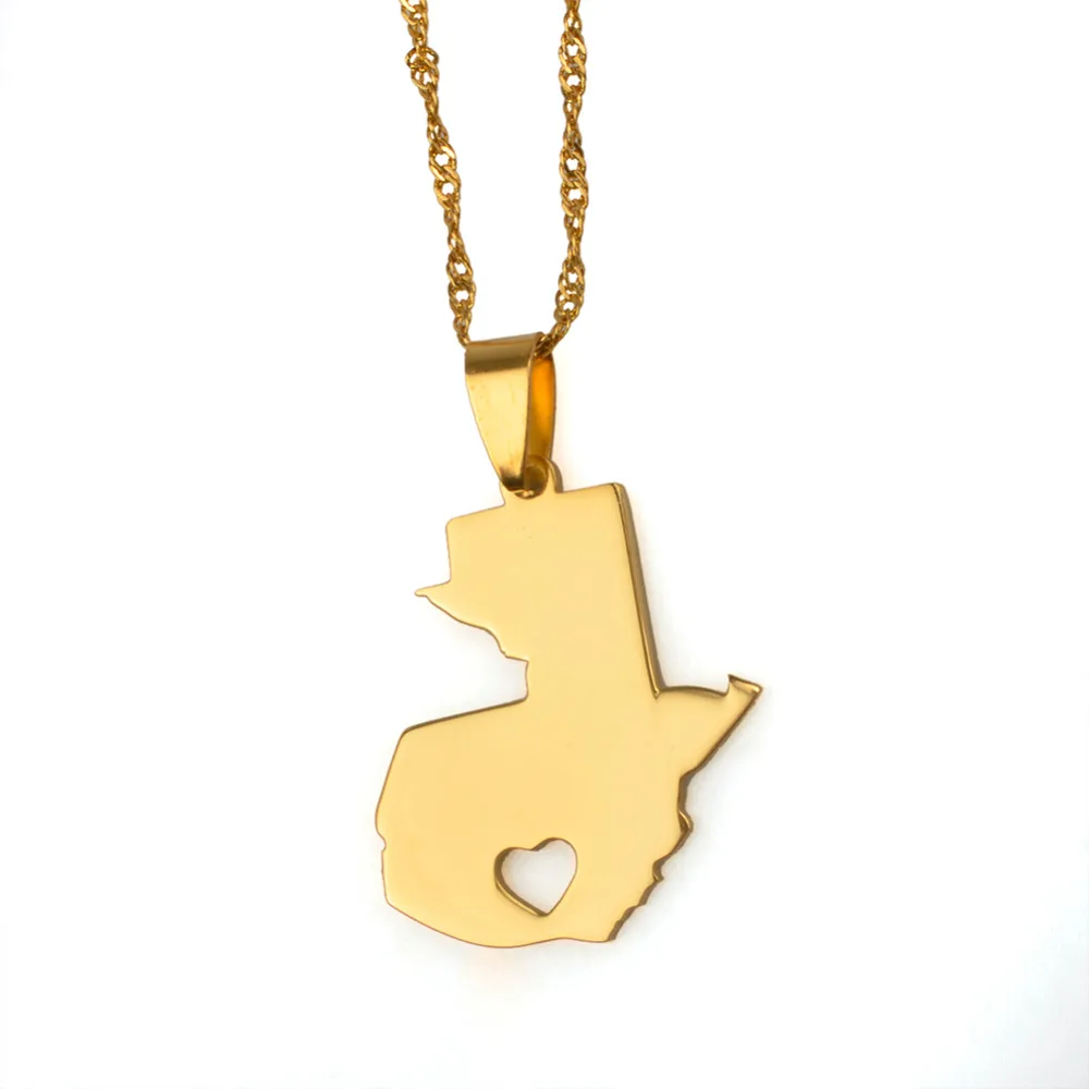 Gold Color Map of Guatemala Pendant Necklace for Women Men Guatemala Map Jewelry #J0702
Gold Color Map of Guatemala Pendant Necklace for Women Men Guatemala Map Jewelry #J0702