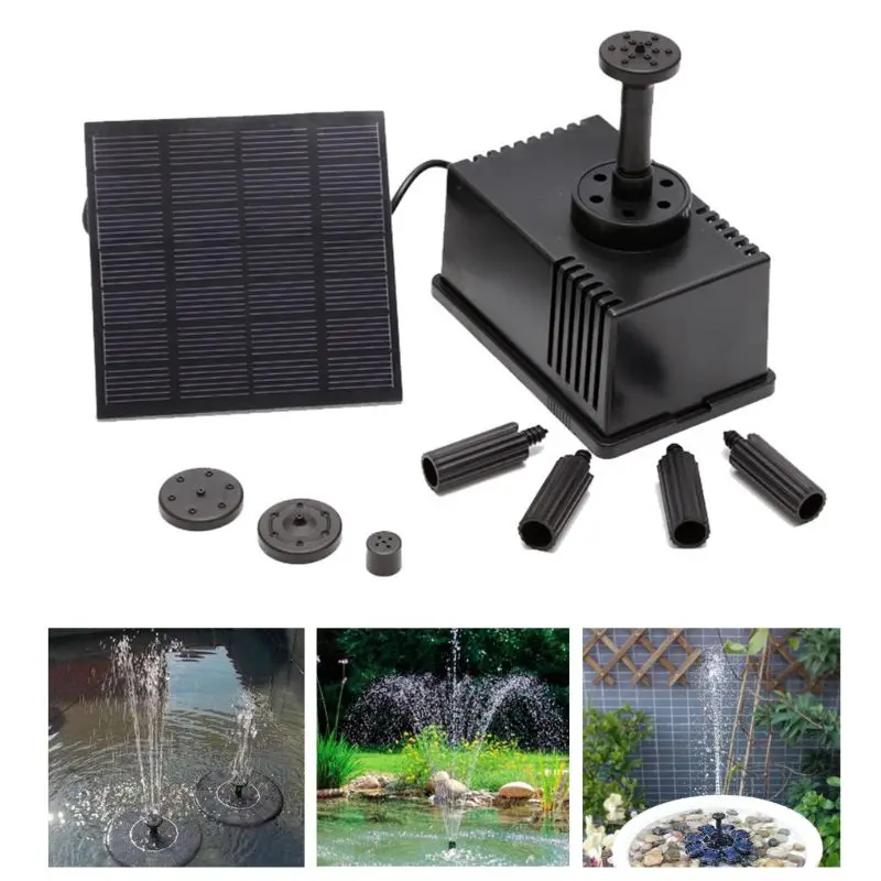 Fountain Submersible Water Pump Solar Powered Pump With Filter Panel For Pond Pool For Garden
Fountain Submersible Water Pump Solar Powered Pump With Filter Panel For Pond Pool For Garden