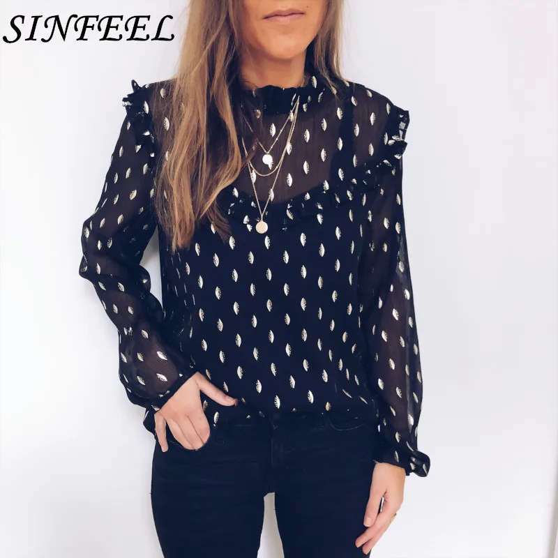 Summer Spring Womens Casual Sexy Tops and Blouses Elegant Long Sleeve leaf Print Ruffles shirt Ladies blusa feminina dames ropa
Summer Spring Womens Casual Sexy Tops and Blouses Elegant Long Sleeve leaf Print Ruffles shirt Ladies blusa feminina dames ropa