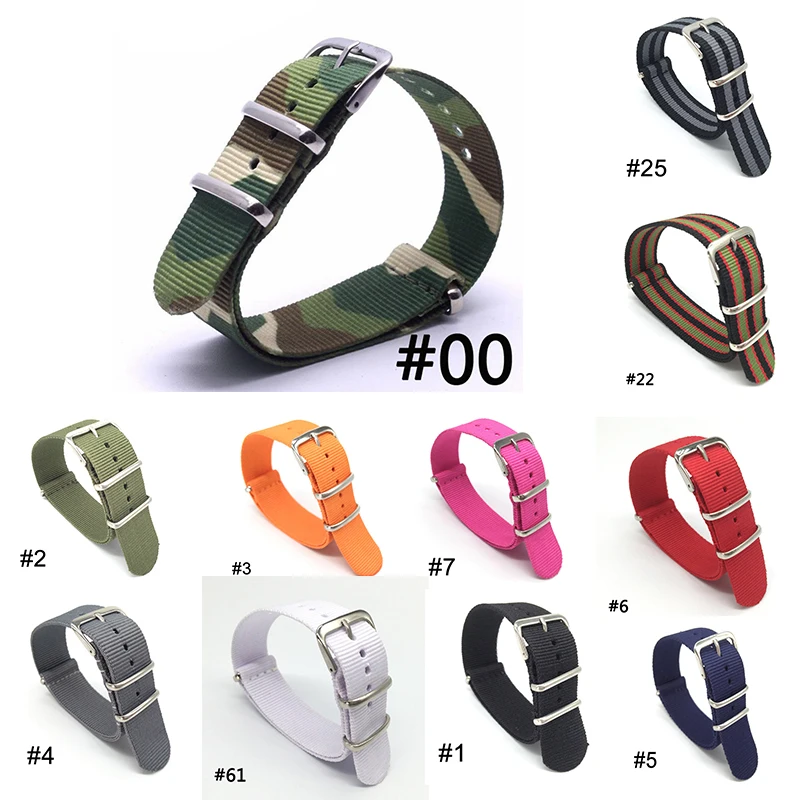 1pcs Nato Strap 16/ 18 /20 /22 /24 mm Nylon Watch Band Waterproof Watch Strap On For Hours men watchbands
1pcs Nato Strap 16/ 18 /20 /22 /24 mm Nylon Watch Band Waterproof Watch Strap On For Hours men watchbands