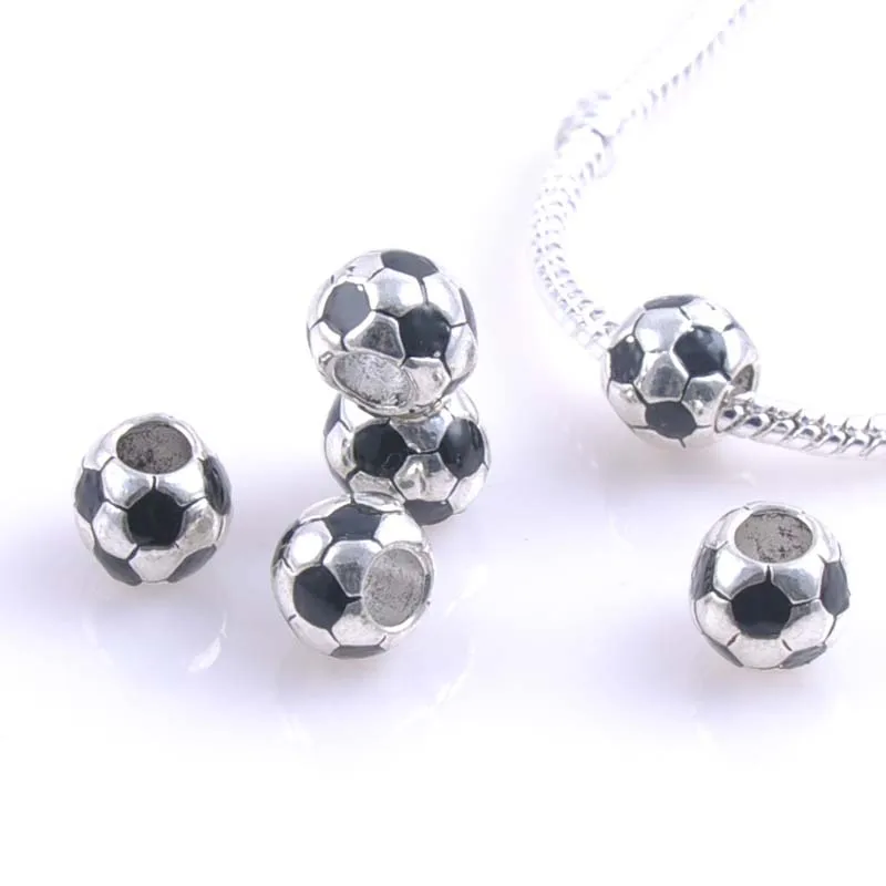 10MM 10Pcs Silver football Spacers Beads Fit Charms Bracelets Jewelry Handmade DIY extanpaa flfaocma DK-050-X
10MM 10Pcs Silver football Spacers Beads Fit Charms Bracelets Jewelry Handmade DIY extanpaa flfaocma DK-050-X