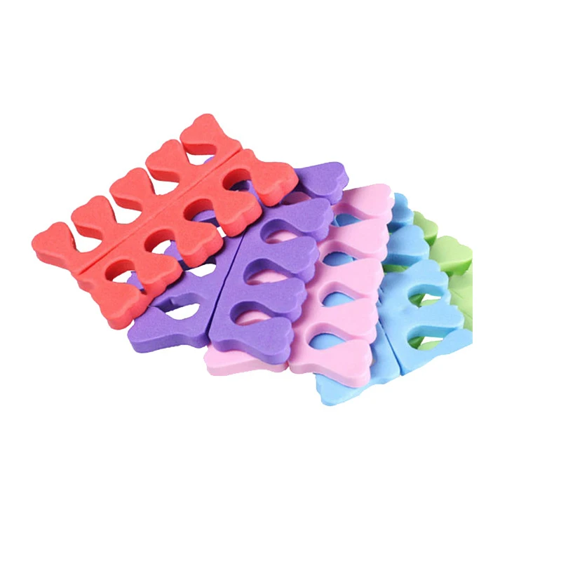 

4pcs/Pack Pink Nail Art Toes Separators Fingers Foots Sponge Soft Gel UV Beauty Tools Polish Manicure Pedicure Professional