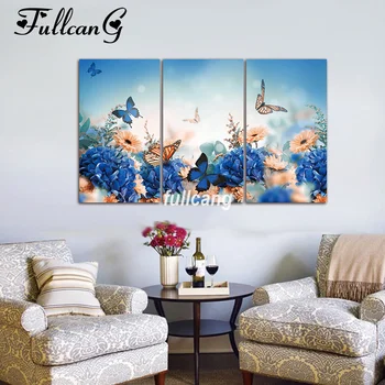 FULLCANG Full Square Diamond Embroidery Butterfly And Flowers Diy 5D Diamond Painting Cross Stitch Triptych Mosaic Arts F865
FULLCANG Full Square Diamond Embroidery Butterfly And Flowers Diy 5D Diamond Painting Cross Stitch Triptych Mosaic Arts F865