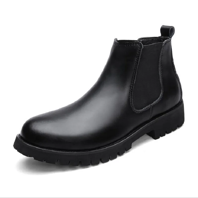 AMSHCA Brand Chelsea Boots Men Cow Leather Winter Shoes All Match British Style Ankle Boot for Man Retro Men Shoes Black Brown
AMSHCA Brand Chelsea Boots Men Cow Leather Winter Shoes All Match British Style Ankle Boot for Man Retro Men Shoes Black Brown