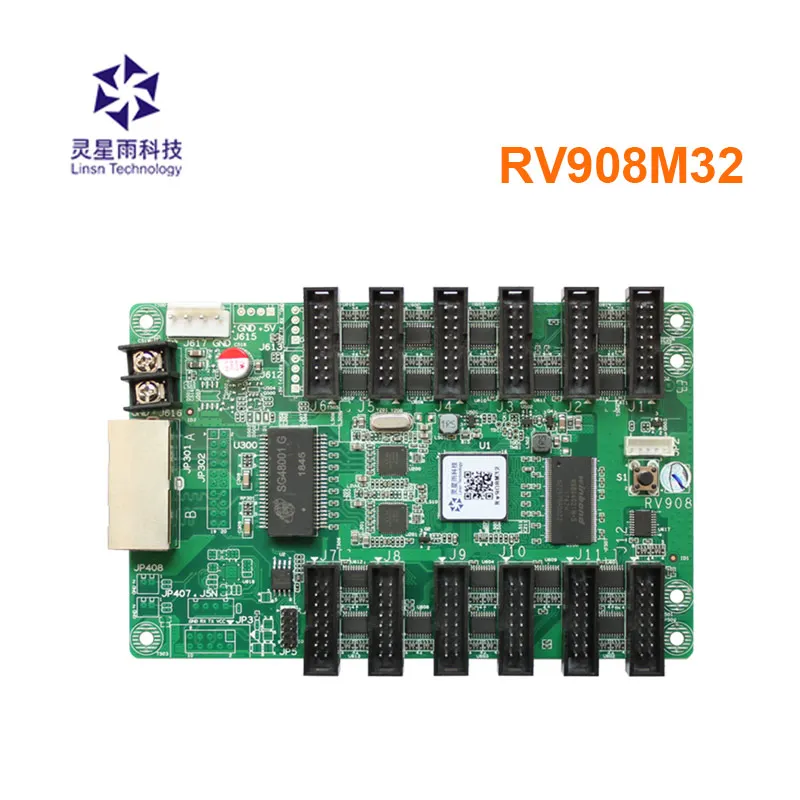 Linsn RV908 RV908M32 LED screen Display control system Receiving Card Support Static 1/2 1/4 1/8 1/16 1/32 Scan Work with TS802D
Linsn RV908 RV908M32 LED screen Display control system Receiving Card Support Static 1/2 1/4 1/8 1/16 1/32 Scan Work with TS802D