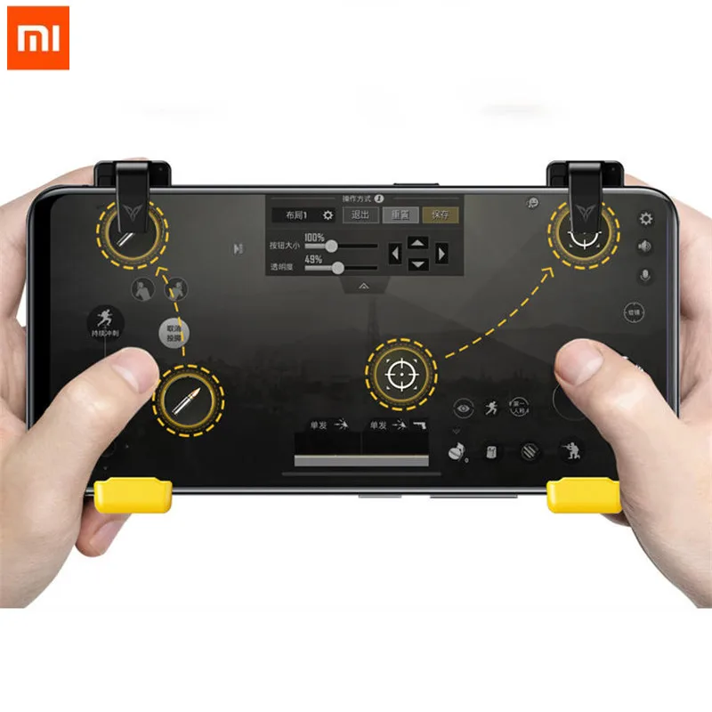 Newest Xiaomi Flydigi Game Controller Left Right Gamepad Trigger Shooter Joystick for PUBG Mobile Game for iPhone Android
Newest Xiaomi Flydigi Game Controller Left Right Gamepad Trigger Shooter Joystick for PUBG Mobile Game for iPhone Android